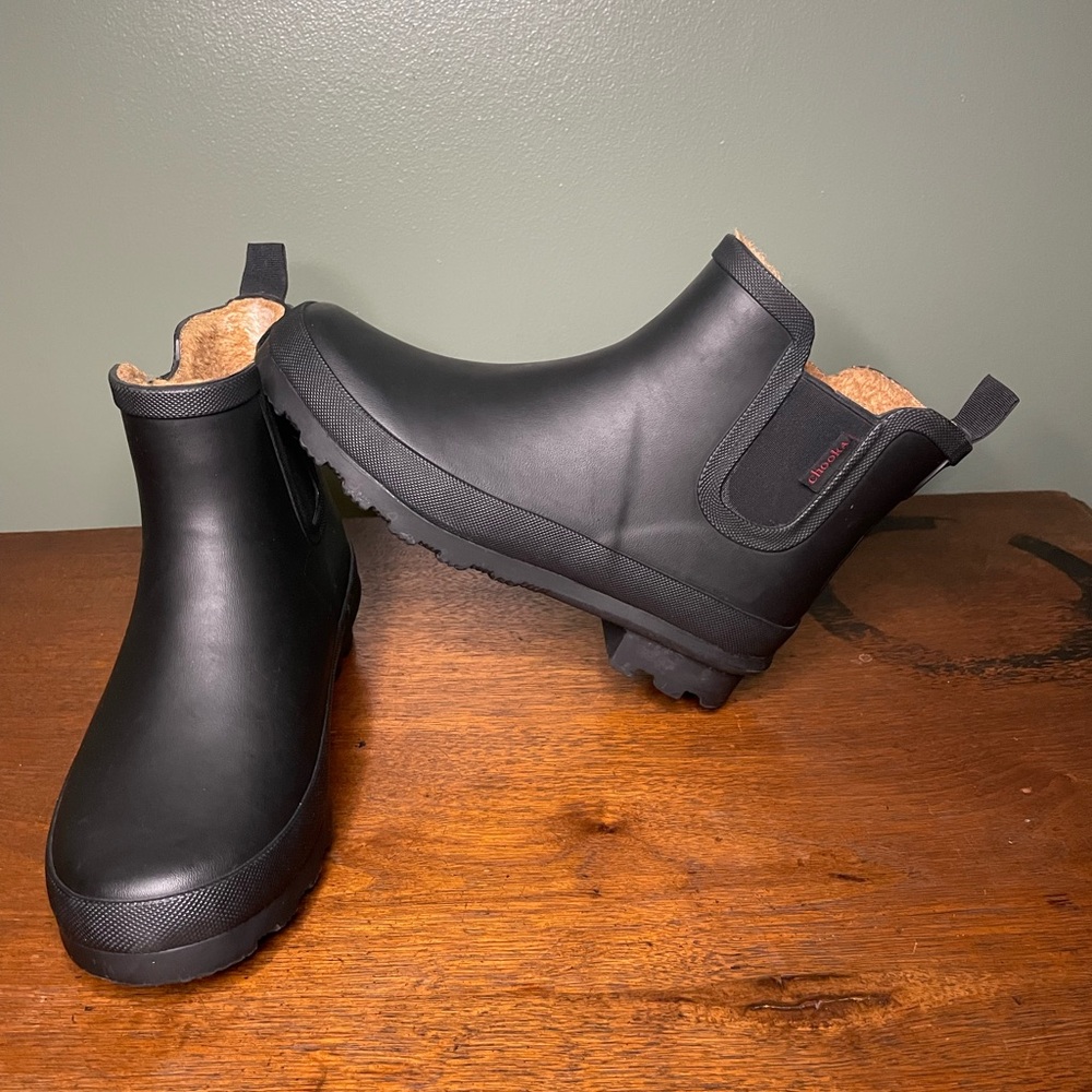 Chooka Black Women's Winter Rain Boots - Picture 3 of 14